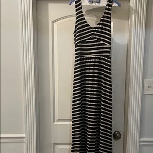 Ella Black and Cream Dress